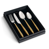 Jessica McCormack Shell Flatware Set - Gold (4-Piece Set)