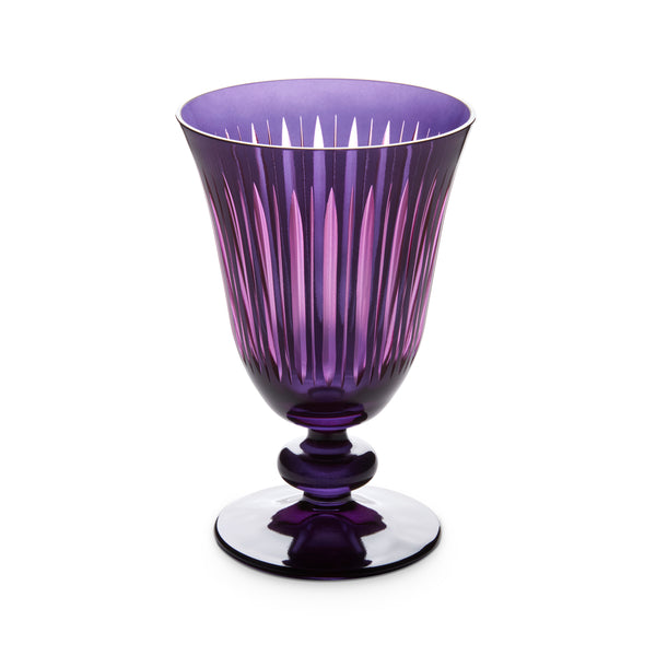 Prism Wine Glasses - Purple( (Set of 4)