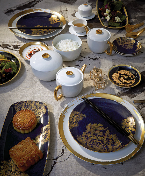Tea Time with Zen and Han Dinnerware Collections