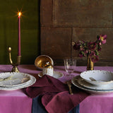 Haas Mojave Dinnerware Set of 3 - White + Gold