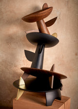 Kelly Behun Leaf Bowl on Stand