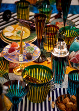 Prism Double Old Fashioned Glasses - Assorted  (Set of 4)