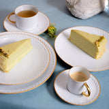 Neptune Gold Espresso Cup + Saucer (Set of 2)