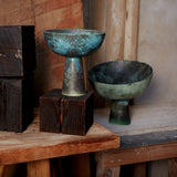 Terra Bowl on Stand - Small - Bronze