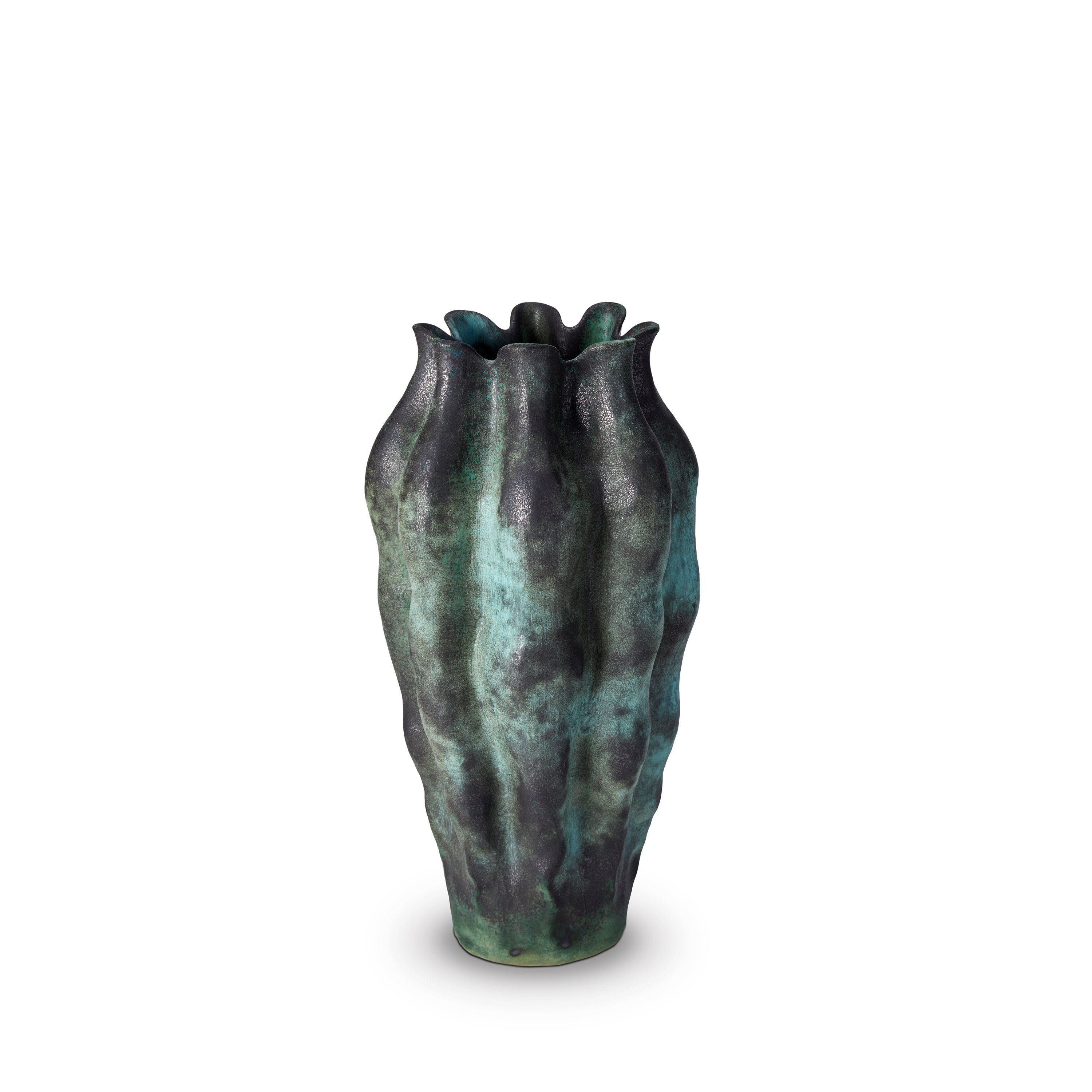Large White Cenote Vase