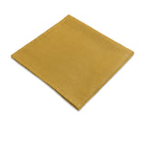 Mustard Linen Sateen Napkins - Hand-Crafted Linen Woven Textile - Luxurious & Intricate Soft Sateen Napkins