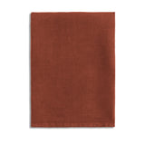 Brick Linen Sateen Napkins - Hand-Crafted Linen Woven Textile - Luxurious & Intricate Soft Sateen Napkins
