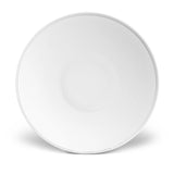 Large Soie Tressée Coupe Bowl in White - Classic Yet Modern Design Made of Limoges Porcelain Creates a Contemporary Look on an Ancient Shape