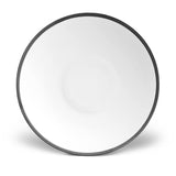 Large Soie Tressée Coupe Bowl in Black - Classic Yet Modern Design Made of Limoges Porcelain Creates a Contemporary Look on an Ancient Shape