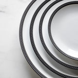 Soie Tressée Black Dinnerware