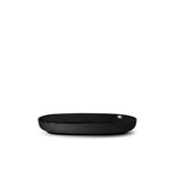 Small Terra Oval Platter in Iron by L'OBJET - Hand-Crafted from Porcelain and Glazed Meticulously - Organic Shape