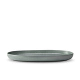 Medium Terra Oval Platter in Seafoam by L'OBJET - Hand-Crafted from Porcelain and Glazed Meticulously - Organic Shape
