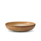 Medium Terra Coupe Bowl in Leather by L'OBJET - Hand-Crafted from Porcelain and Glazed Meticulously - Organic Shape