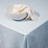 Linen Sateen Tablecloth - Light Blue