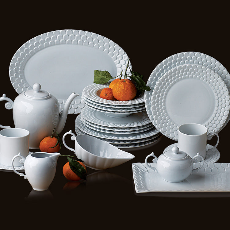 Aegean Dinnerware Set - White