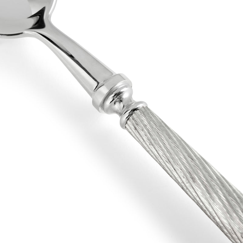 Exclusive - Cable Silver Dinner Spoon