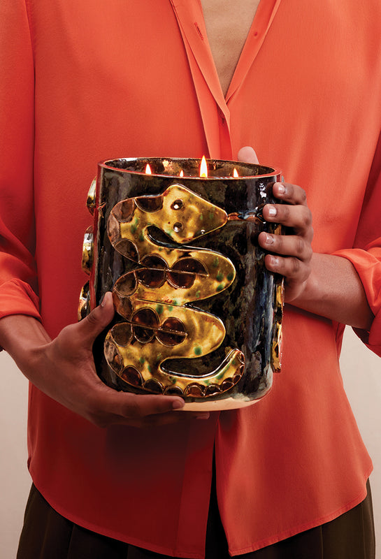 Exclusive Bucolica Snake Candle
