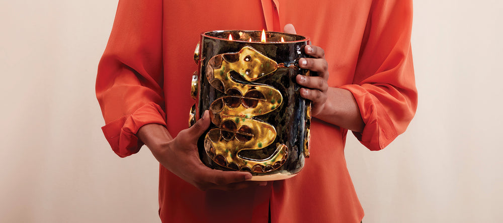Exclusive Bucolica Snake Candle
