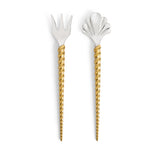 Jessica McCormack Shell Serving Set - Gold (2-Piece Set)