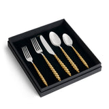 Jessica McCormack Shell Flatware Set - Gold (5-Piece Set)