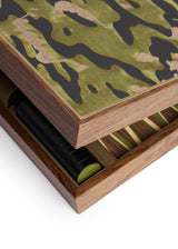 Fortuny Backgammon - Camo Isole/Military Green