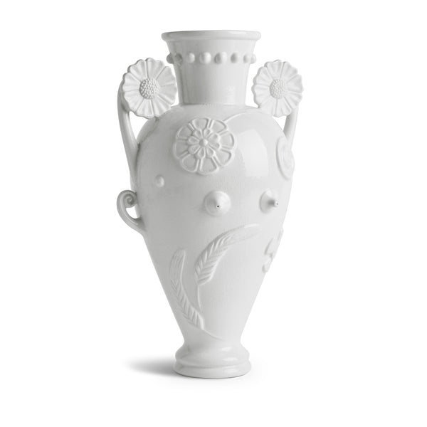 Pantheon Persephone Vase - White