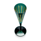 Prism Champagne Flutes - Green (Set of 4)