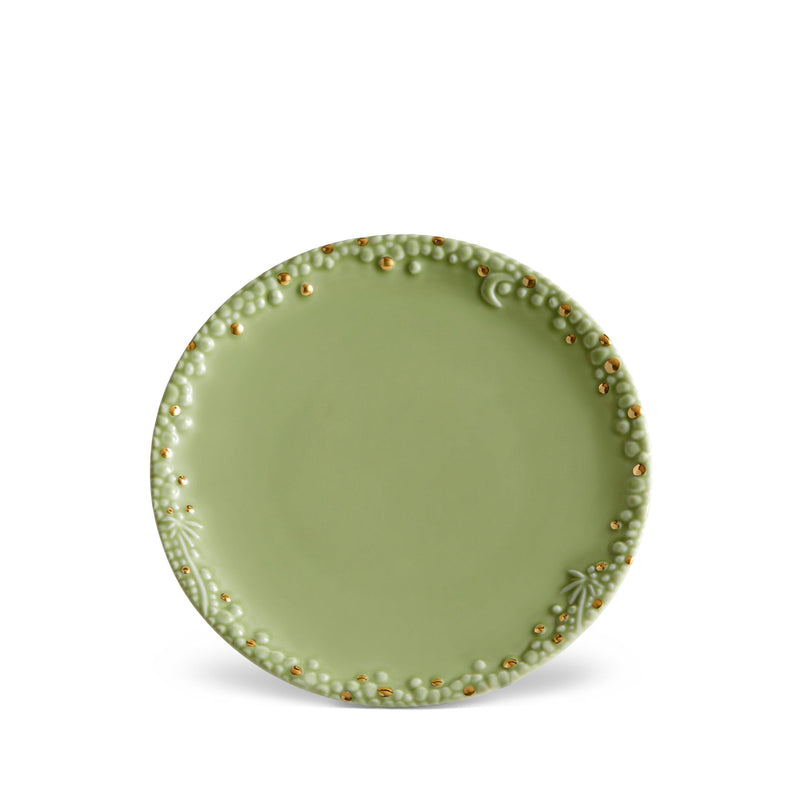 Haas Mojave Dessert Plate - Matcha + Gold