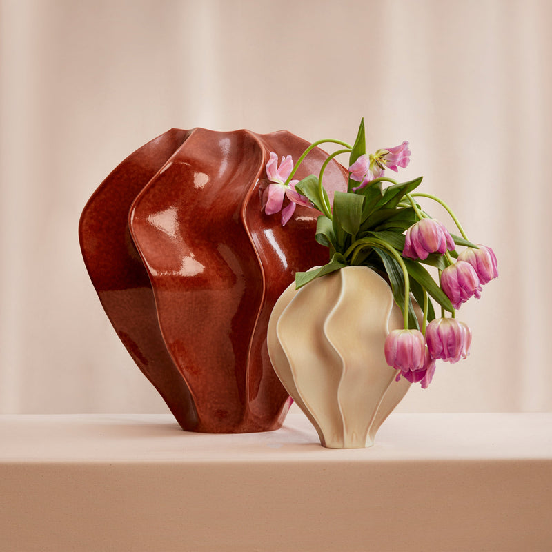 Douro Vase - Oat - Medium