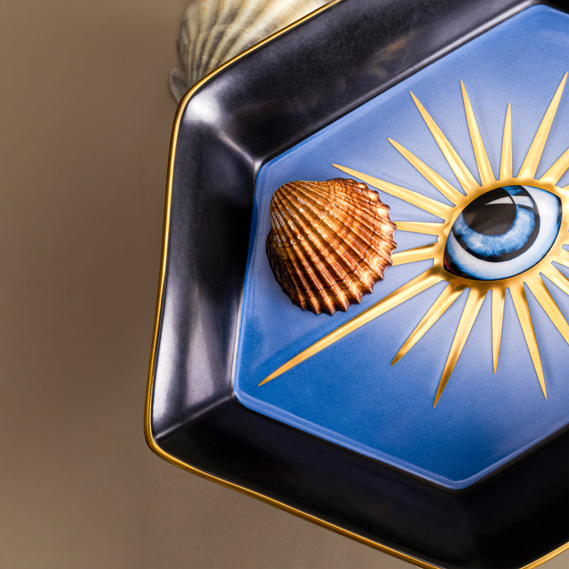 Lito Hexagon Tray - Blue
