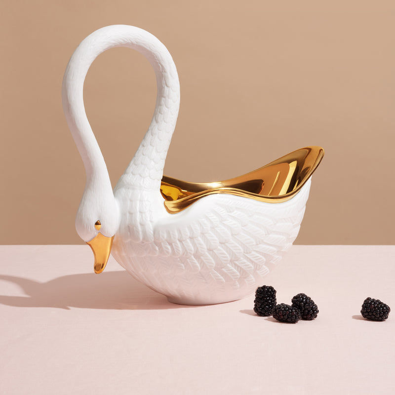 Swan Bowl - Large - White