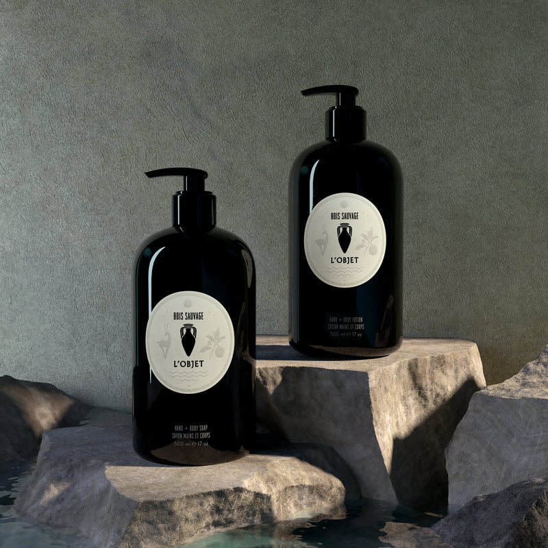 Bois Sauvage Hand and Body Soap + Lotion Gift Set