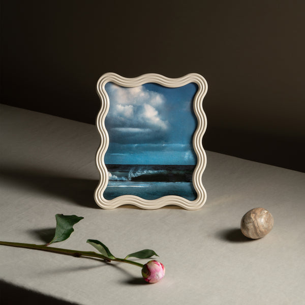 Ripple Frame - White Enamel - 4x6