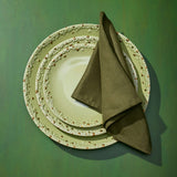 Haas Mojave Dinner Plate - Matcha + Gold