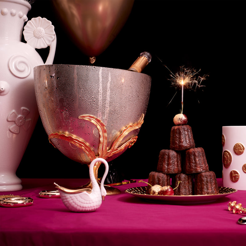 Swan Salt Cellar - White