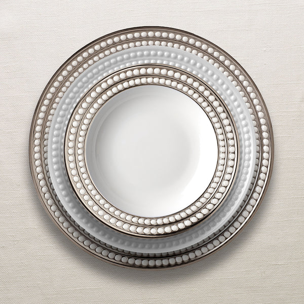 Perlée Dinnerware Set - Platinum