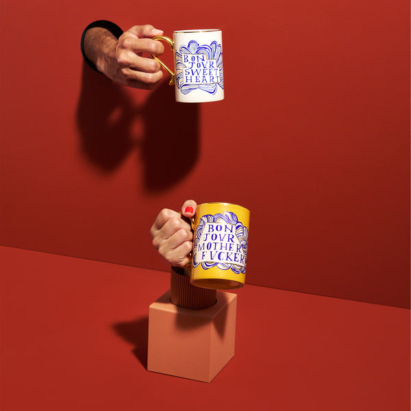 Pre-Order | Ruan Hoffmann Sweetheart + Mother Fucker Mugs (Set of 2)