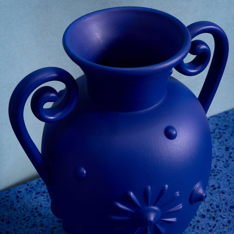 Pantheon Orpheus Amphora Vase  - Blue