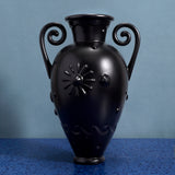 Pantheon Orpheus Amphora Vase - Black