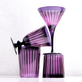 Prism Wine Glasses - Purple( (Set of 4)