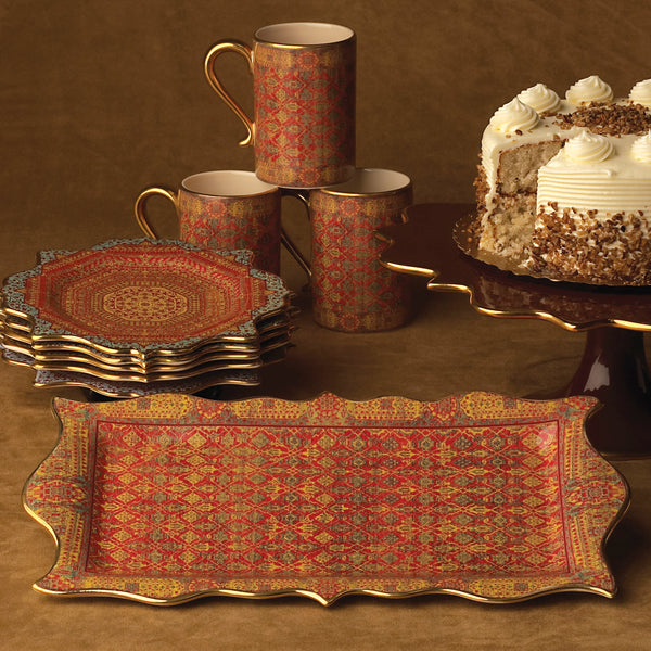 Tabriz Dessert Plates (Set of 4)