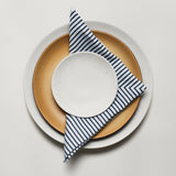 Linen Sateen Concorde Napkins - Blue (Set of 4)