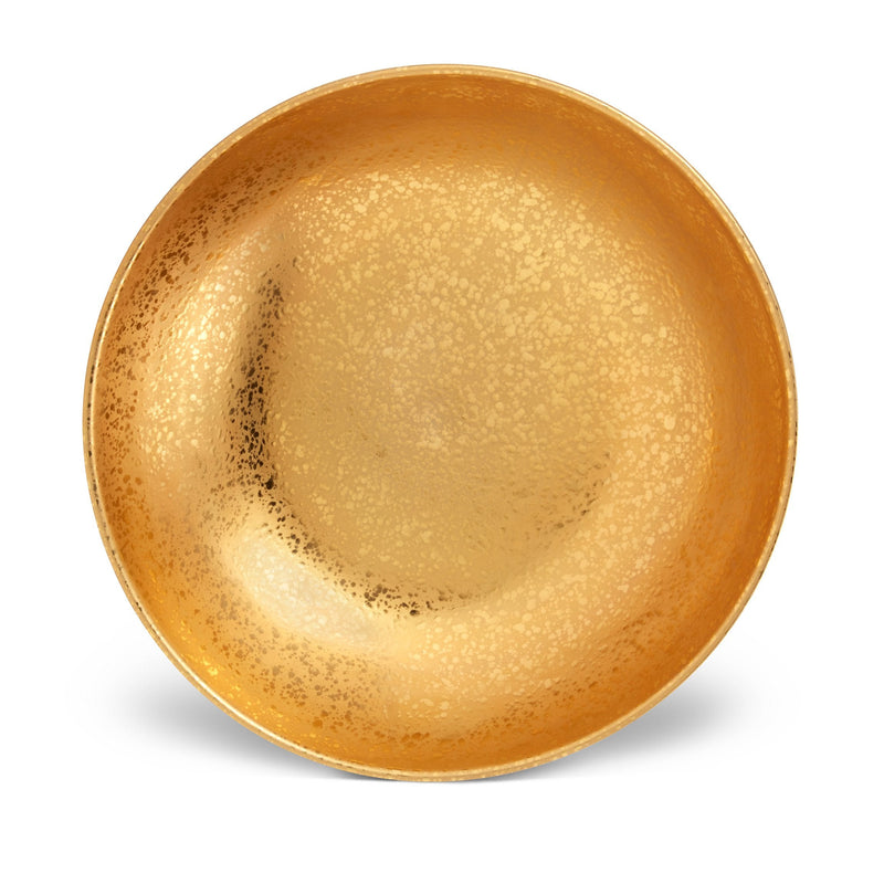 Large Alchimie Coupe Bowl in Gold by L'OBJET