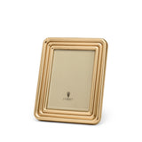 4x6-Inch Gold Concorde Frame by L'OBJET - Art Deco Groove Design in 24K Gold
