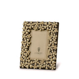 2x3-Inch Garland Frame in Gold and Yellow Crystals - Timeless Piece with Hand-Crafted Details and Exemplary Beauty