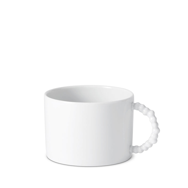 Haas Mojave Tea Cup in White Features Bold Artistry - Reminiscent of Desert Pebbles - Definitive Patterns and Versatile Style