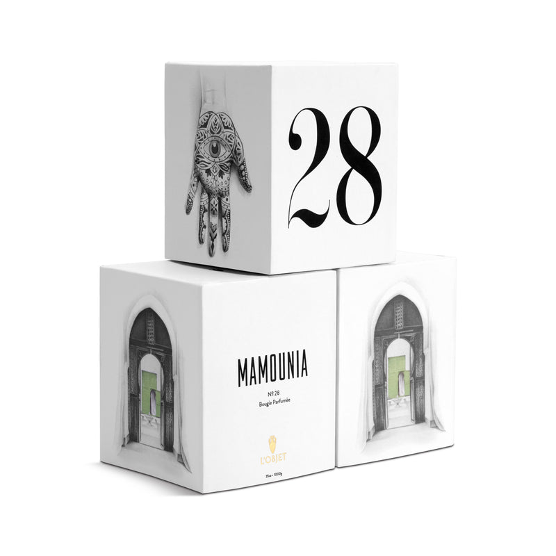 Parfums de Voyage Mamounia No.28 3-Wick Candle - Aromatic Expressions from Natural Oils and Essences