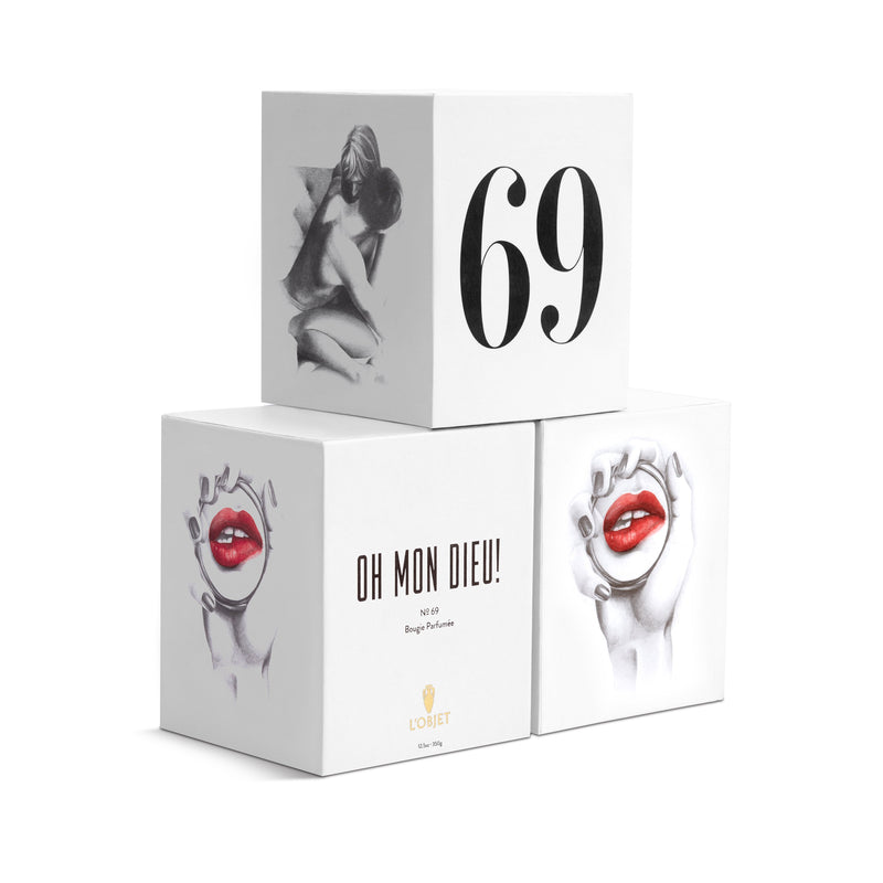 Parfums de Voyage Oh Mon Dieu No.69 3-Wick Candle - Aromatic Expressions from Natural Oils and Essences