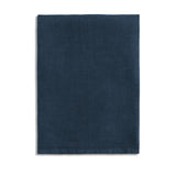 Blue Linen Sateen Napkins - Hand-Crafted Linen Woven Textile - Luxurious & Intricate Soft Sateen Napkins