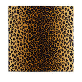 Natural Linen Sateen Leopard Napkins - Hand-Crafted in Portugal - Bold 100% Linen Woven Napkins by L'OBJET